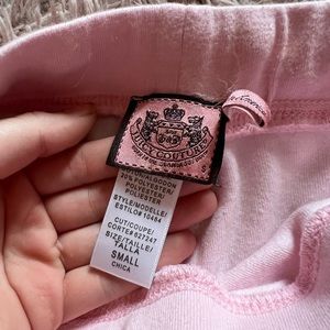 Authentic Juicy Couture baby pink velour track pants